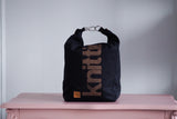 Roll & Stroll Bag - Black - printed gold