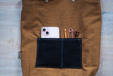 Roll & Stroll Bag - Black - printed gold