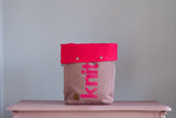 Roll & Stroll Bag - Blush - printed pink