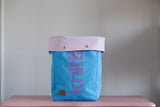 Roll & Stroll Bag - Sky Blue - printed