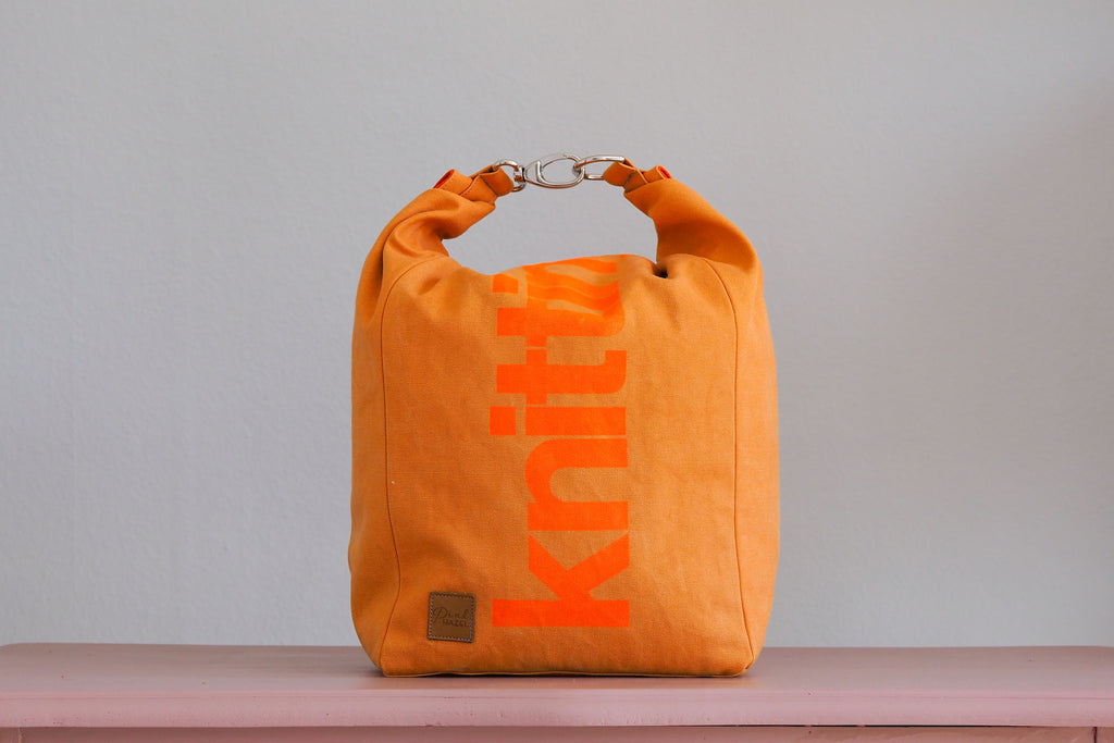 Roll & Stroll Bag - Orange - printed orange