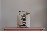 Roll & Stroll Bag - Grey mist - printed black