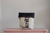 Roll & Stroll Bag - Grey mist - printed black