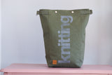 Roll & Stroll Bag - Pine - printed silver