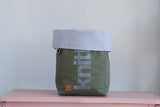 Roll & Stroll Bag - Pine - printed silver