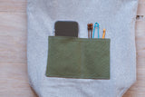 Roll & Stroll Bag - Pine - printed silver
