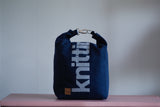 Roll & Stroll Bag - Indigo - printed silver