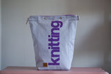 Roll & Stroll Bag - Pale Purple - printed purple