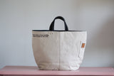 Tote Bag - Grey Mist - printed black