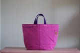 Tote Bag - Pink - printed purple