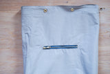 Roll & Stroll Bag - Indigo - printed silver