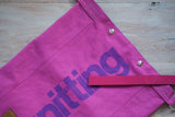 Roll & Stroll Bag - Pink - printed purple