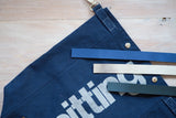 Roll & Stroll Bag - Indigo - printed silver