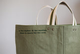 Tote Bag - Pine - printed green