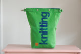 Roll & Stroll Bag - Lizard - printed blue