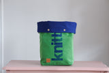 Roll & Stroll Bag - Lizard - printed blue