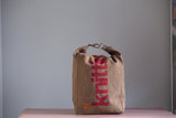 Roll & Stroll Bag - Saddle - printed bordeaux