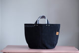Tote Bag - Black - printed silver