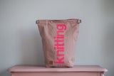 Roll & Stroll Bag - Blush - printed pink