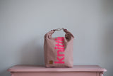 Roll & Stroll Bag - Blush - printed pink