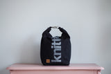 Roll & Stroll Bag - Black - printed silver