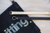 Roll & Stroll Bag - Black - printed silver