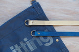 Roll & Stroll Bag - Navy - printed silver
