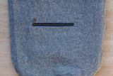 Roll & Stroll Bag - Navy - printed silver