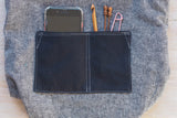 Roll & Stroll Bag - Black - printed silver