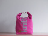 Roll & Stroll Bag - Pink - printed silver