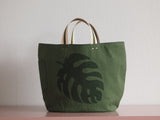 Tote Bag - Monstera - green