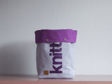 Roll & Stroll Bag - Pale Purple - printed purple