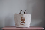 Tote Bag - Grey Mist - printed gold