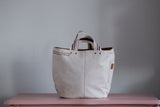 Tote Bag - Grey Mist - printed gold