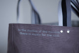 Tote Bag - Pewter - printed