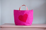 PRE ORDER UPDATE Tote Bag  Valentine Pink