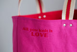 PRE ORDER UPDATE Tote Bag  Valentine Pink