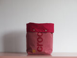 Roll & Stroll Bag - Crochet - Rosewood - printed red