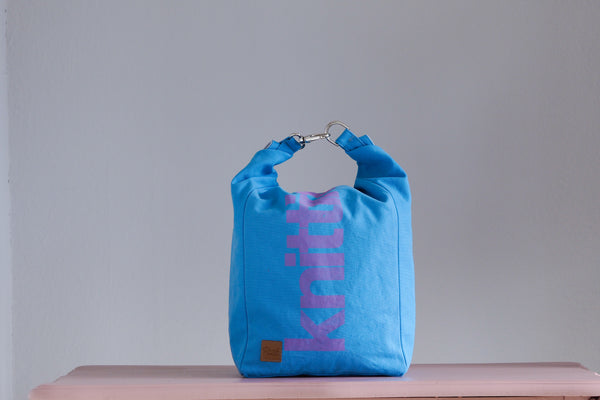 Roll & Stroll Bag - Sky Blue - printed