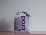 Roll & Stroll Bag - Crochet - Pale Purple - printed purple