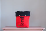 Roll & Stroll Bag - Red - printed