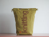 Roll & Stroll Bag - Lichen  - printed gold