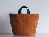 Tote Bag - Copper - printed blue