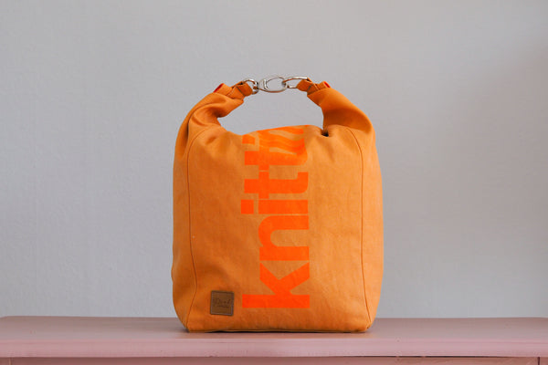 Roll & Stroll Bag - Orange - printed orange
