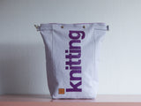 Roll & Stroll Bag - Pale Purple - printed purple