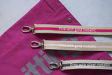 Roll & Stroll Bag - Pink - printed silver