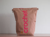 Roll & Stroll Bag - Crochet - Blush - printed pink