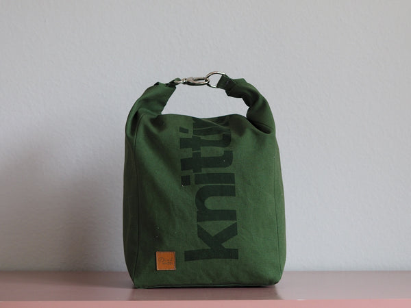 Roll & Stroll Bag - Green Khaki - printed green