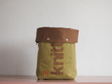 Roll & Stroll Bag - Lichen  - printed gold