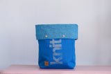 Roll & Stroll Bag - Barry Blue - printed